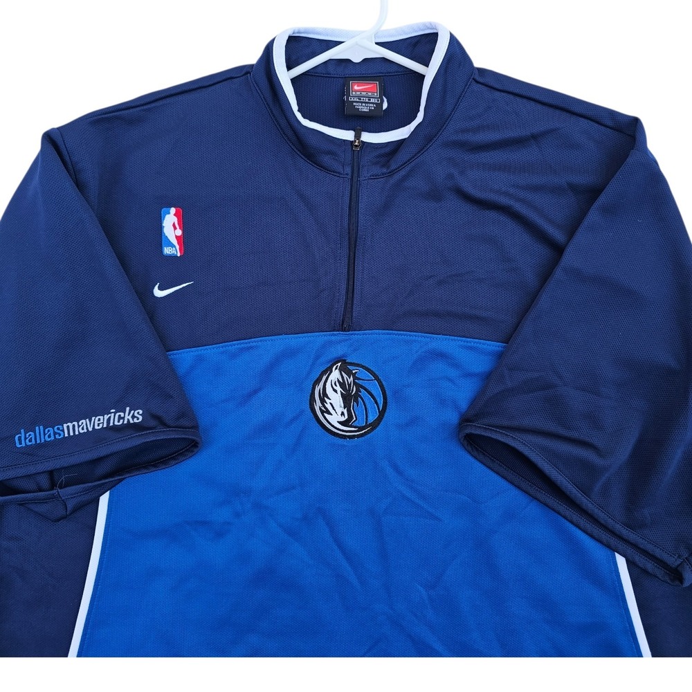 Vintage Y2K Nike Team Dallas Mavericks Game Shoot-Around‎ Warm Up Mens XXL